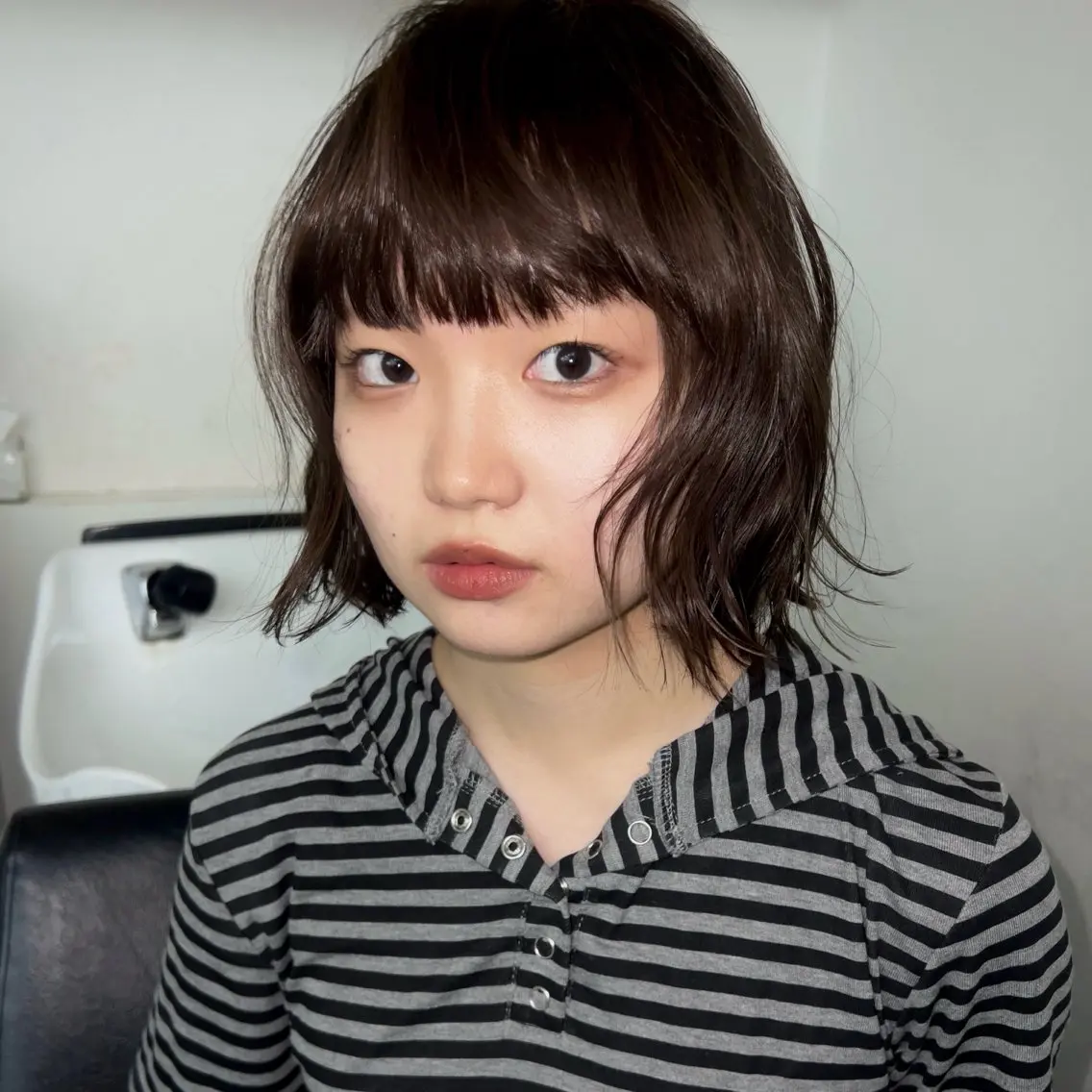 ショート カラー ヘアカラー AYU/ブリーチ/ レイヤーカットのヘアスタイル
