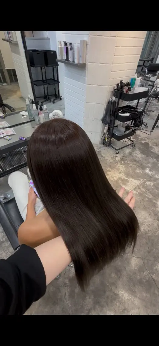 ロング カラー ブラウンカラー 透明感カラー ヘアカラー トリートメント ダメージレス艶髪 🦋MISAKI🦋のヘアスタイル