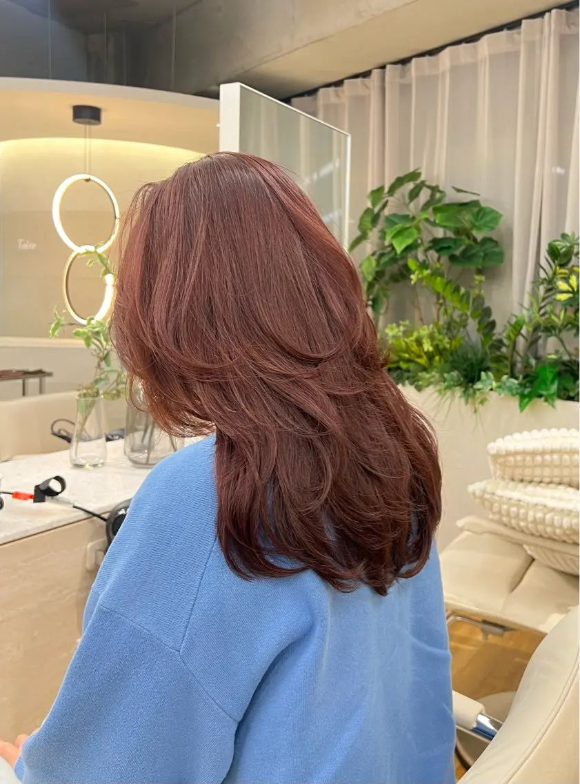レイヤーカット+最高級ハホニコトリートメントの写真