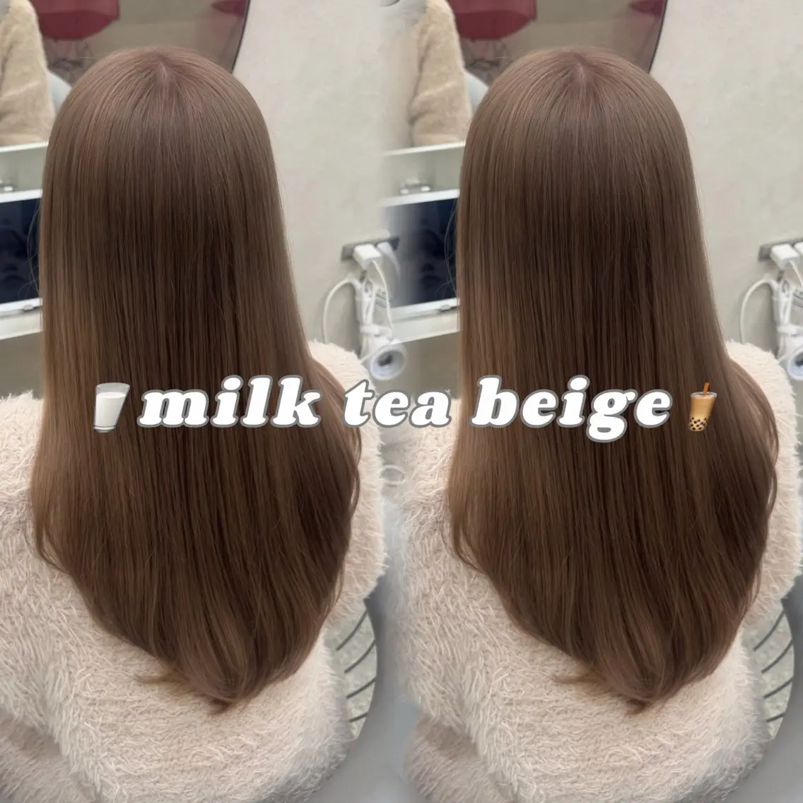 ロング くびれヘア 顔周りカット ヨシンモリ 韓国風ヘア レイヤーカット ヘアカラー トリートメント 新宿/Wカラー/エ クステ/hina🎀のヘアスタイル