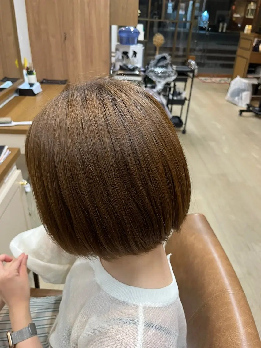 カラー ブラウンカラー little 福岡 ruca‎𖤐のヘアスタイル