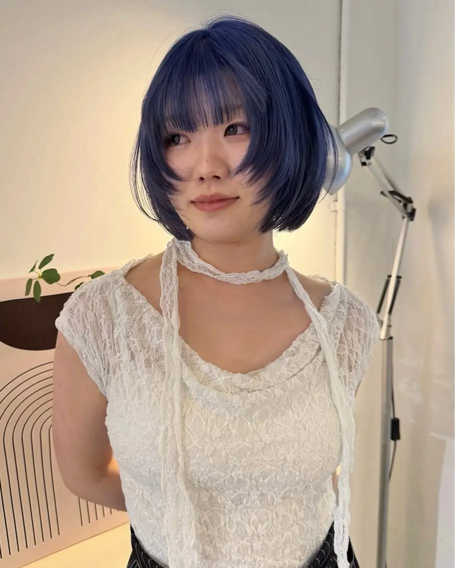 ミディアム カラー ヘアカラー ナナ 福岡美容室のヘアスタイル