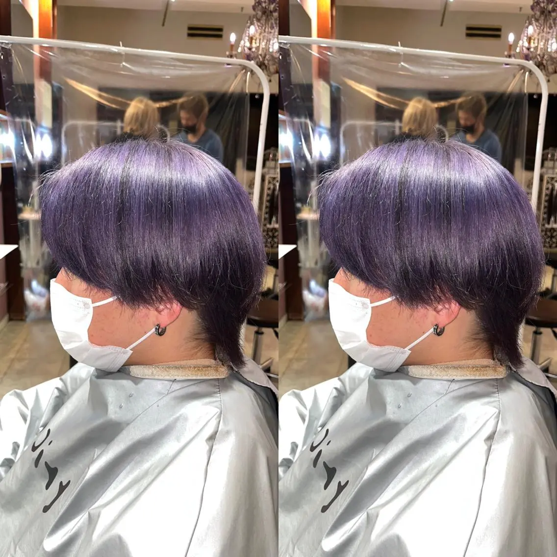 ショート カラー メンズ 髪質改善・縮毛矯正 特化・ユウシンのヘアスタイル