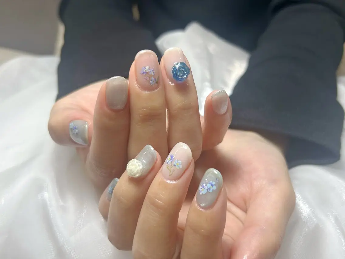 ネイル ハンドネイル ネイルサロンエクラ ななのネイルデザイン