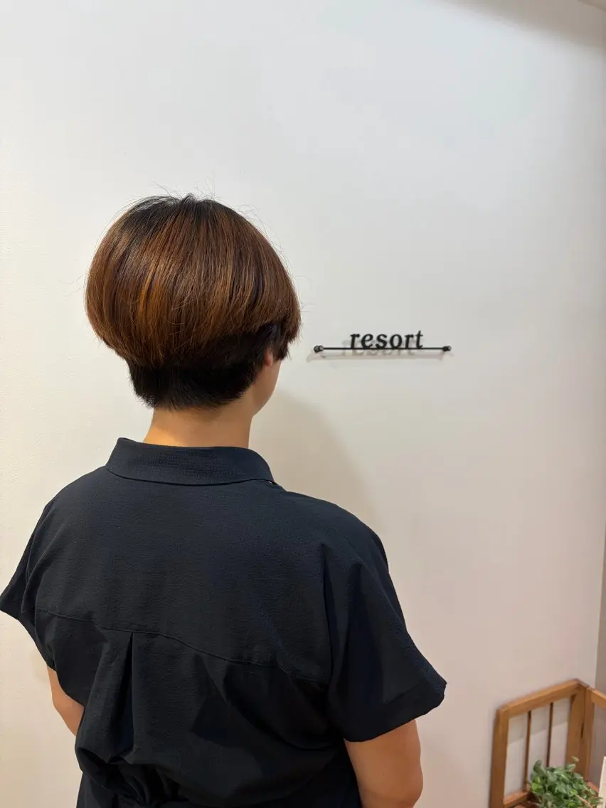 ショート 北川 智花のヘアスタイル