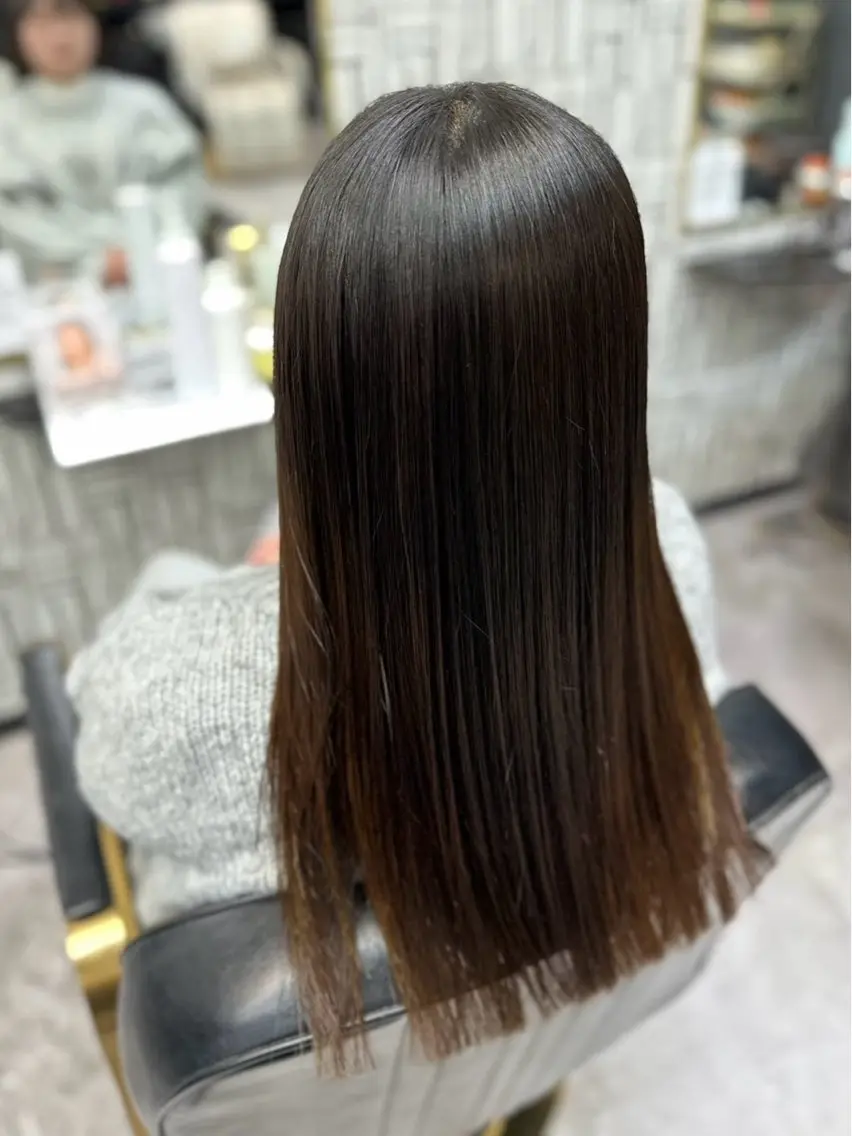 ロング トリートメント 北村 理奈のヘアスタイル