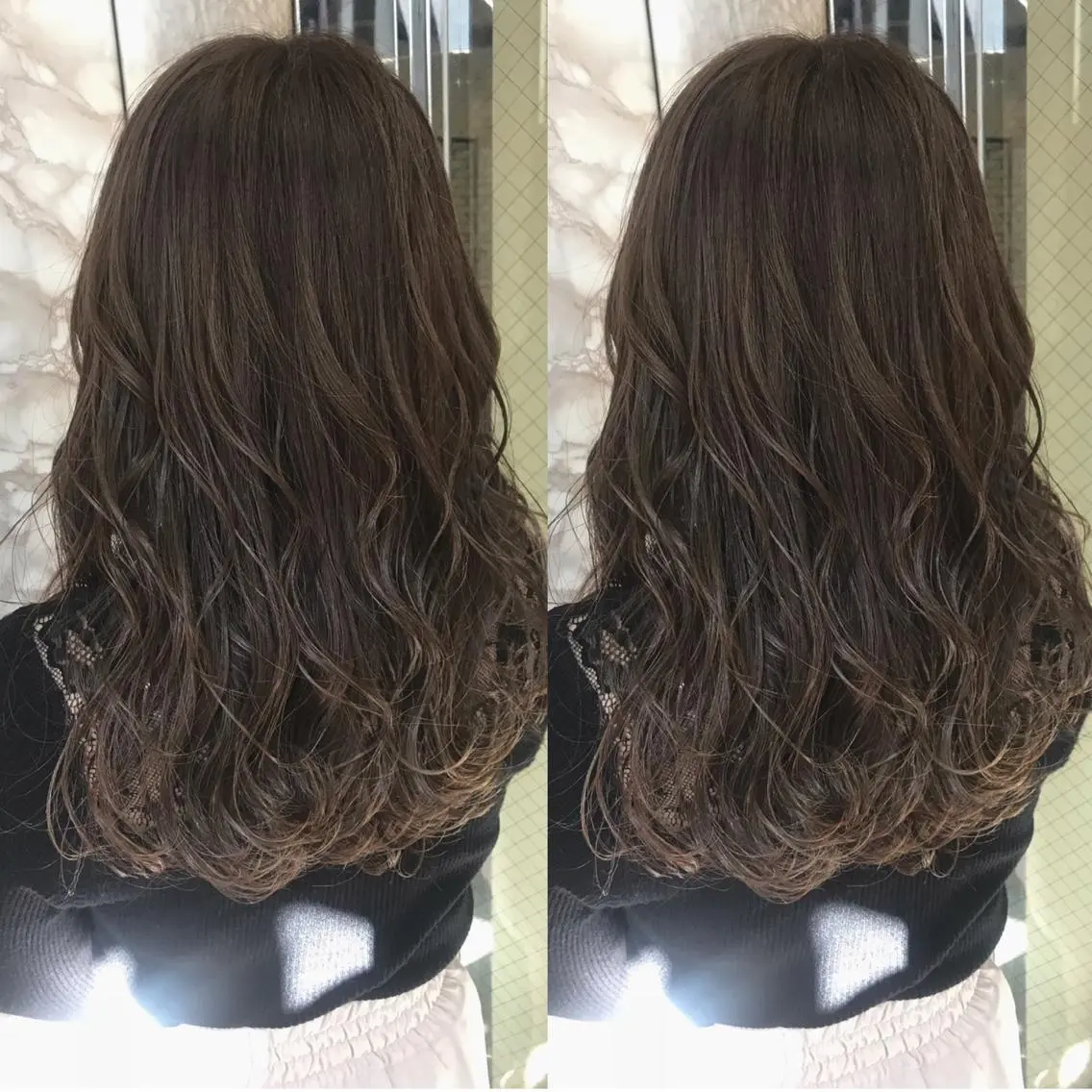 ミディアム カラー カット ヘアカラー パーマ トリートメント ヘッドスパ 🉐レイヤー/塩見 弘樹🉐渋谷のヘアスタイル