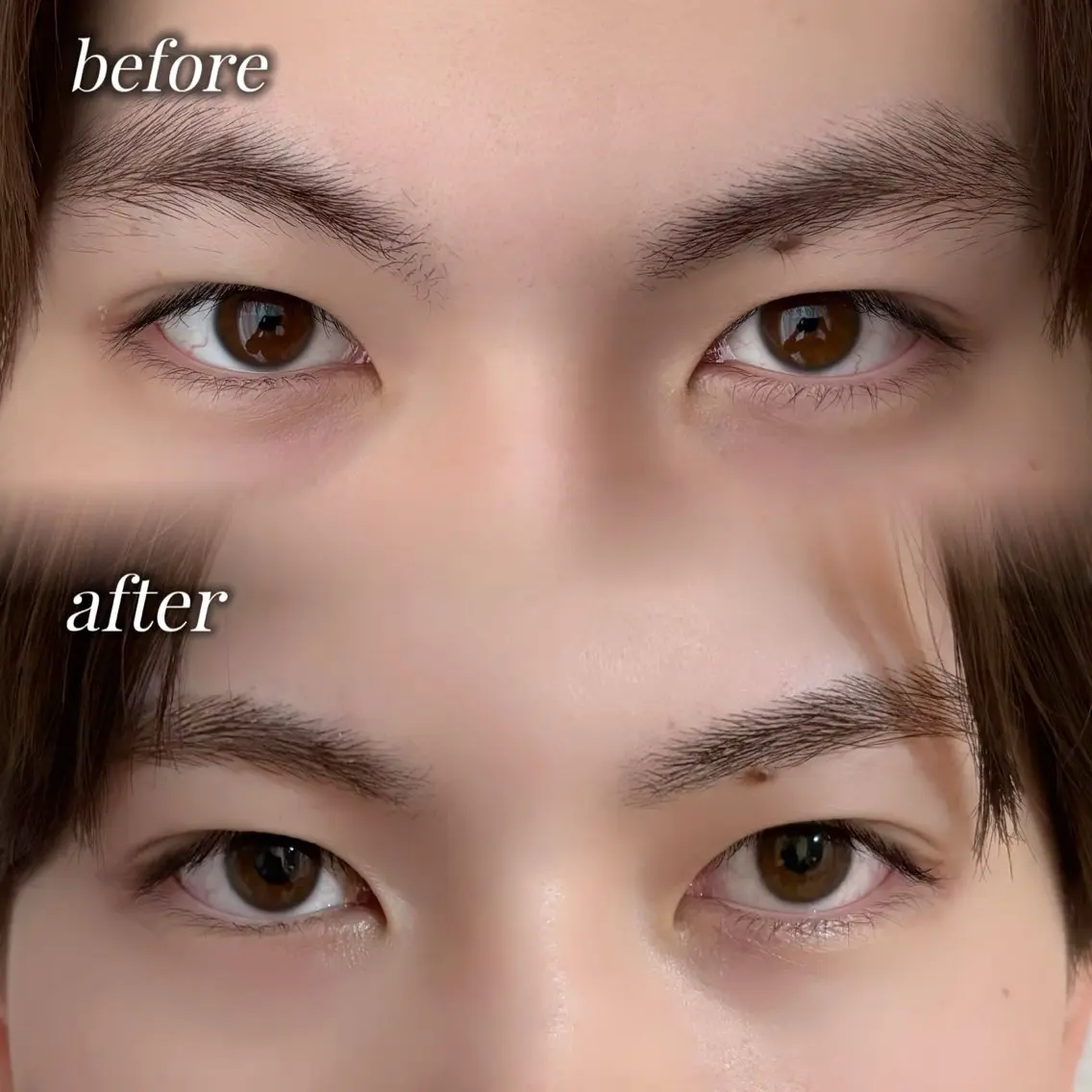【初回来店​〜​３回目まで可能】アイブロウ(ワックス脱毛＋眉カット＋間引き)の写真