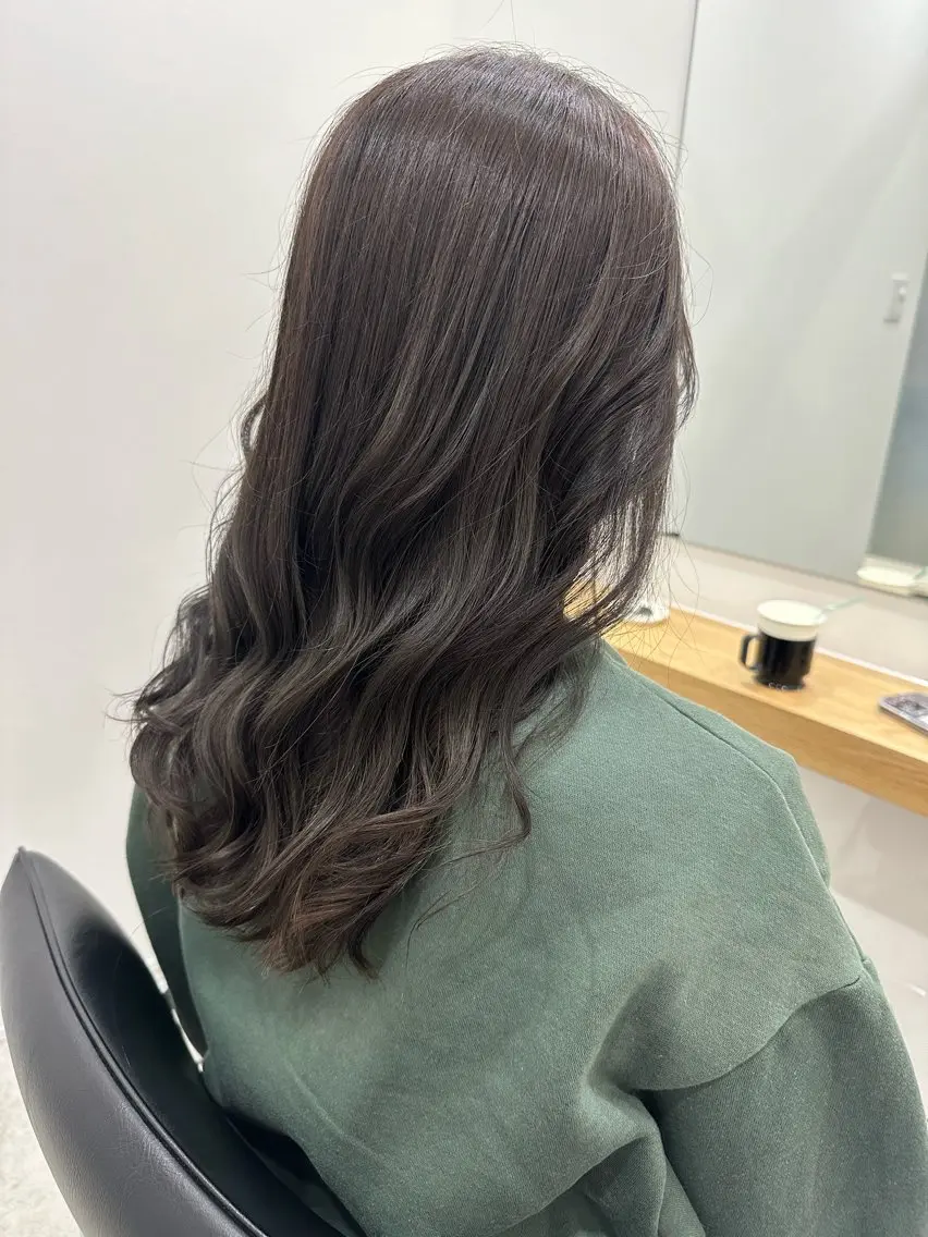 セミロング カラー カット ヘアカラー トリートメント レイヤー/ナチュラル 💐nao.のヘアスタイル