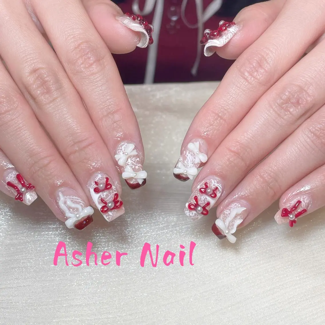 ネイル ハンドネイル ハンドケア Asher-Yuki 🍁のネイルデザイン
