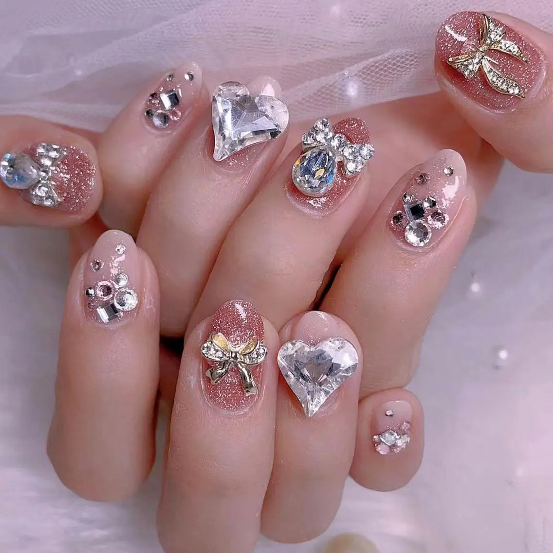 ネイル キラキラ🌸🌸🌸 nail ⭐️✨のネイルデザイン