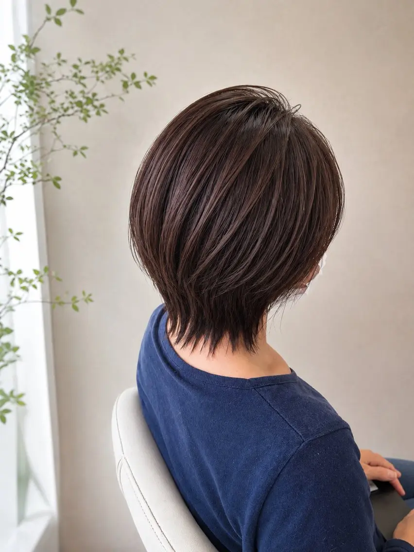ミディアム カラー カット ヘアカラー トリートメント 持田 真菜のヘアスタイル