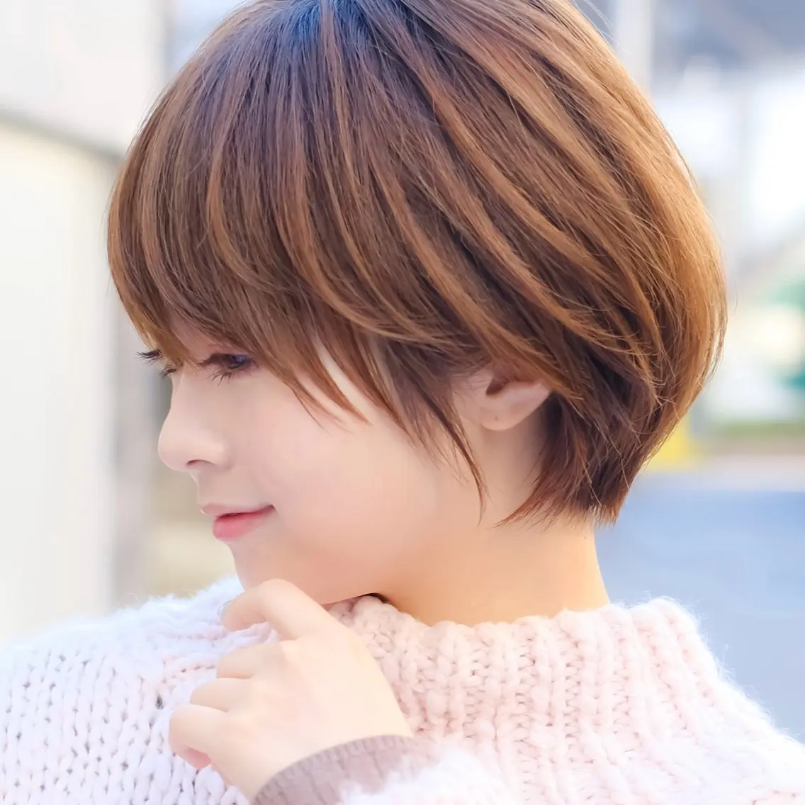 ショート 丸みショート ショートヘア 縮毛/髪質改善🌈 川井雄太のヘアスタイル