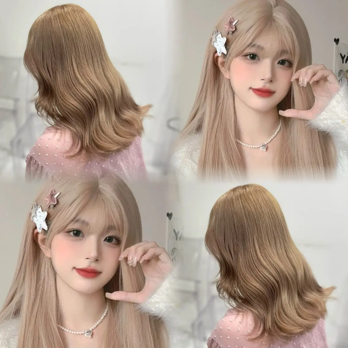 ロング カラー 色落ち綺麗🩰ハイ トーン🎀RINKAのヘアスタイル