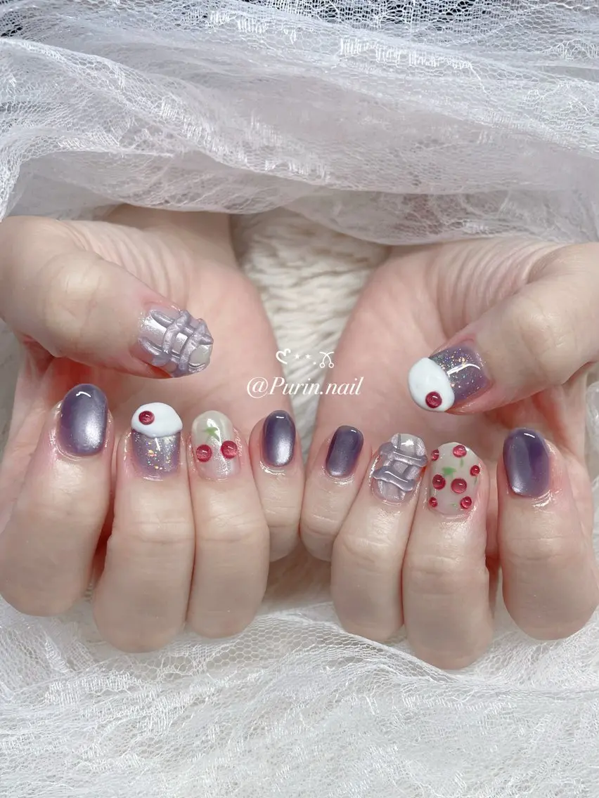 ネイル ハンドネイル Nails by Purin🍮のネイルデザイン