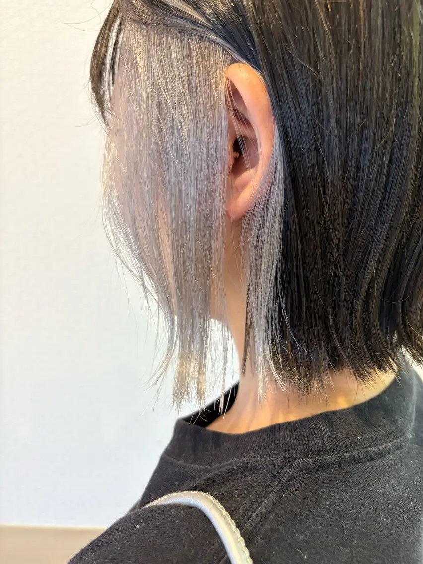 ショート カラー 加藤 産休につき8月末までのヘアスタイル
