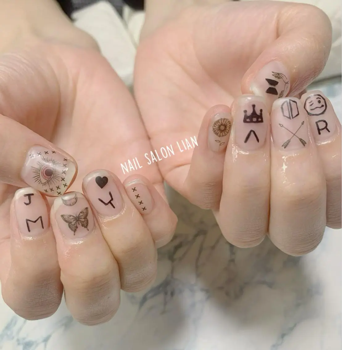 ネイル ハンドネイル NailSalon LiAnのネイルデザイン