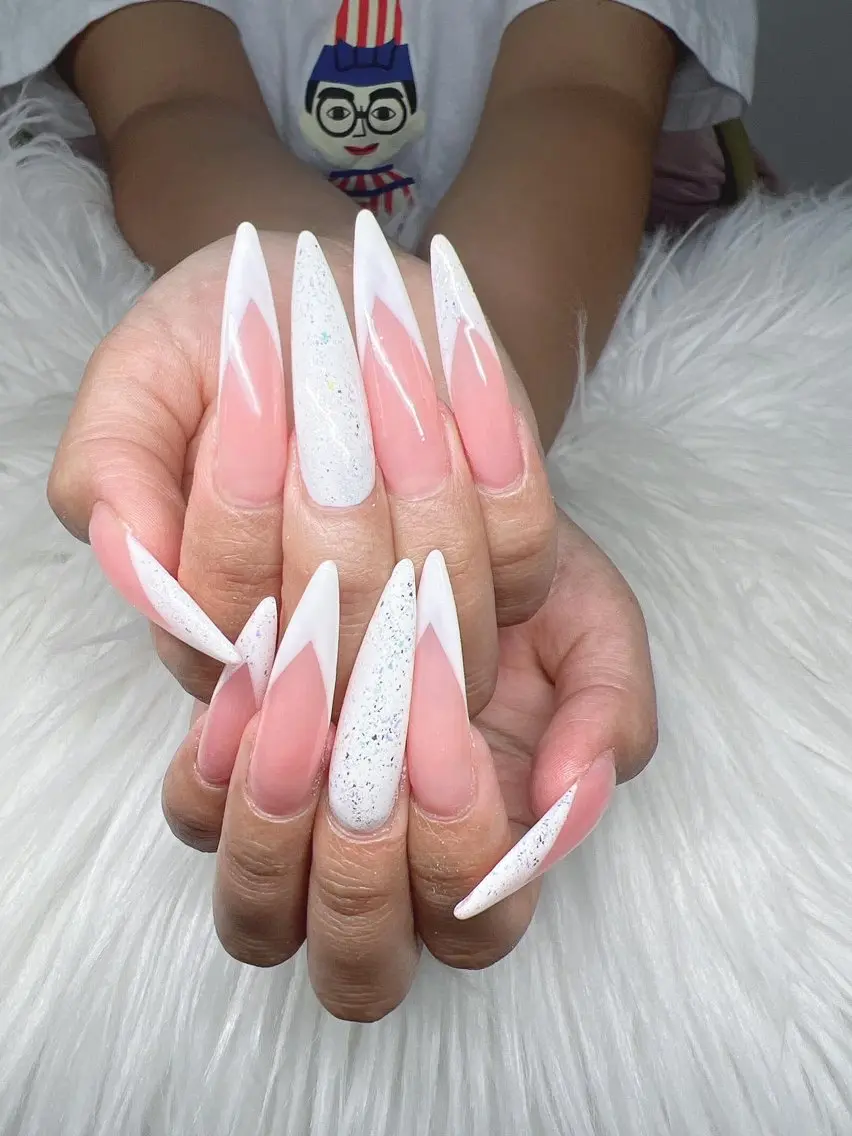 ネイル 長さ出し グラデーション 卒業式 キラキラネイル マグネットネイル ハンドネイル Lee Nailsのネイルデザイン