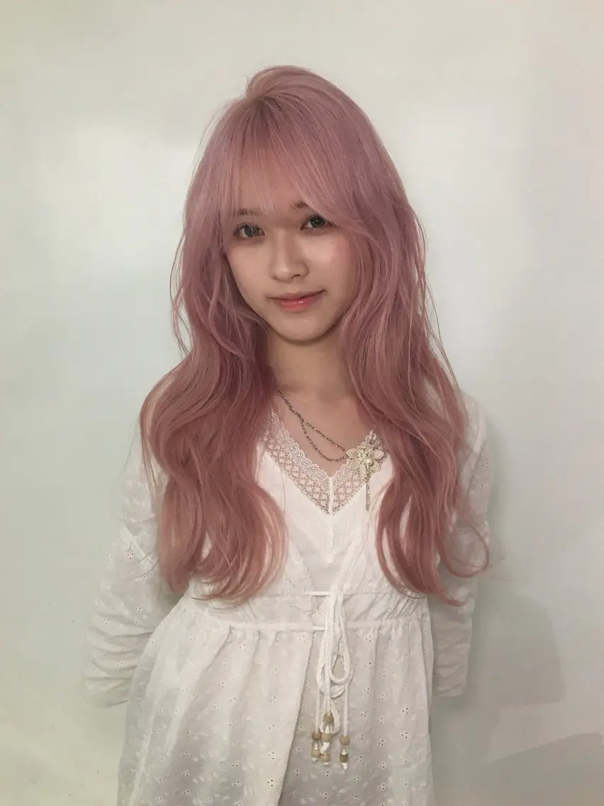 ロング ヘアカラー トリートメント Hanaka🪷 ニュアンス×レイヤーのヘアスタイル