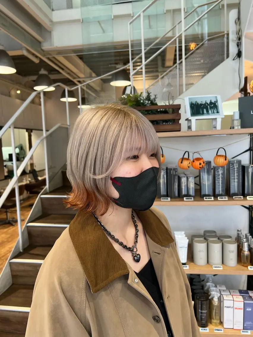 カラー ヘアカラー トリートメント インナーカラー♡ Nanakoのヘアスタイル