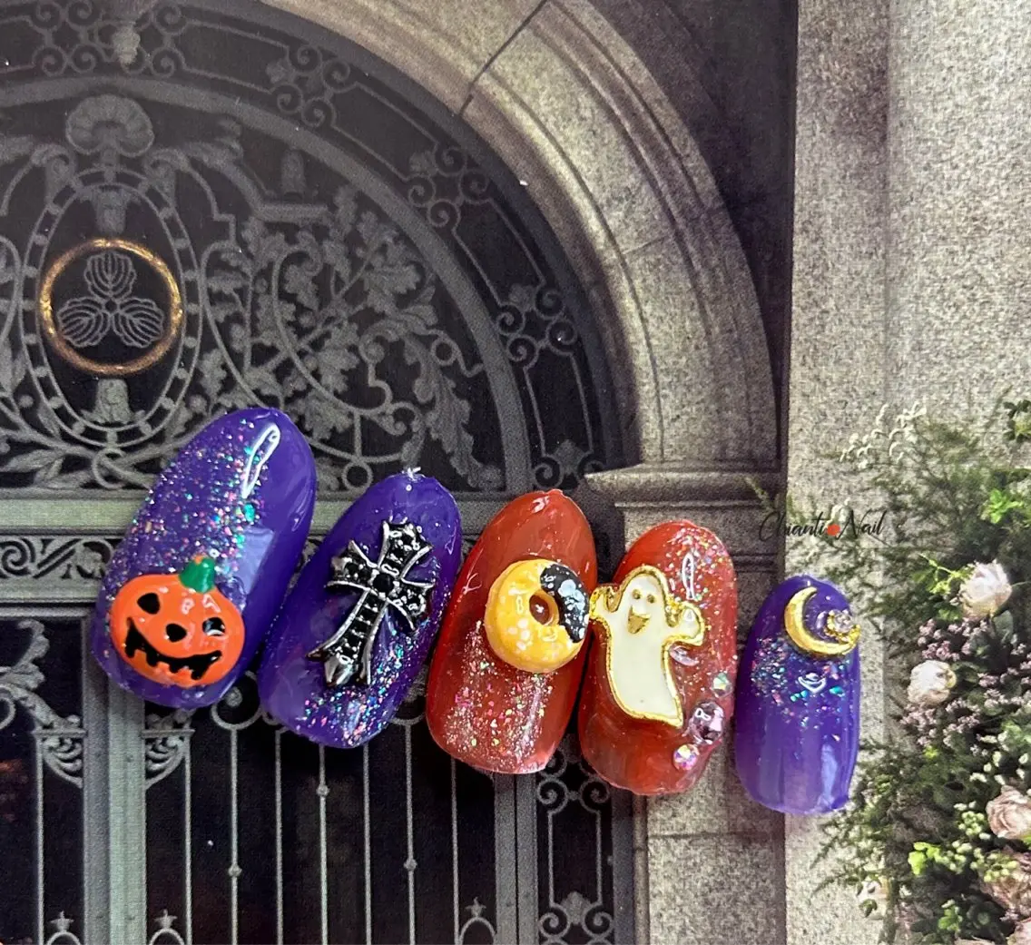 ネイル ハロウィン Chianti Nailのネイルデザイン