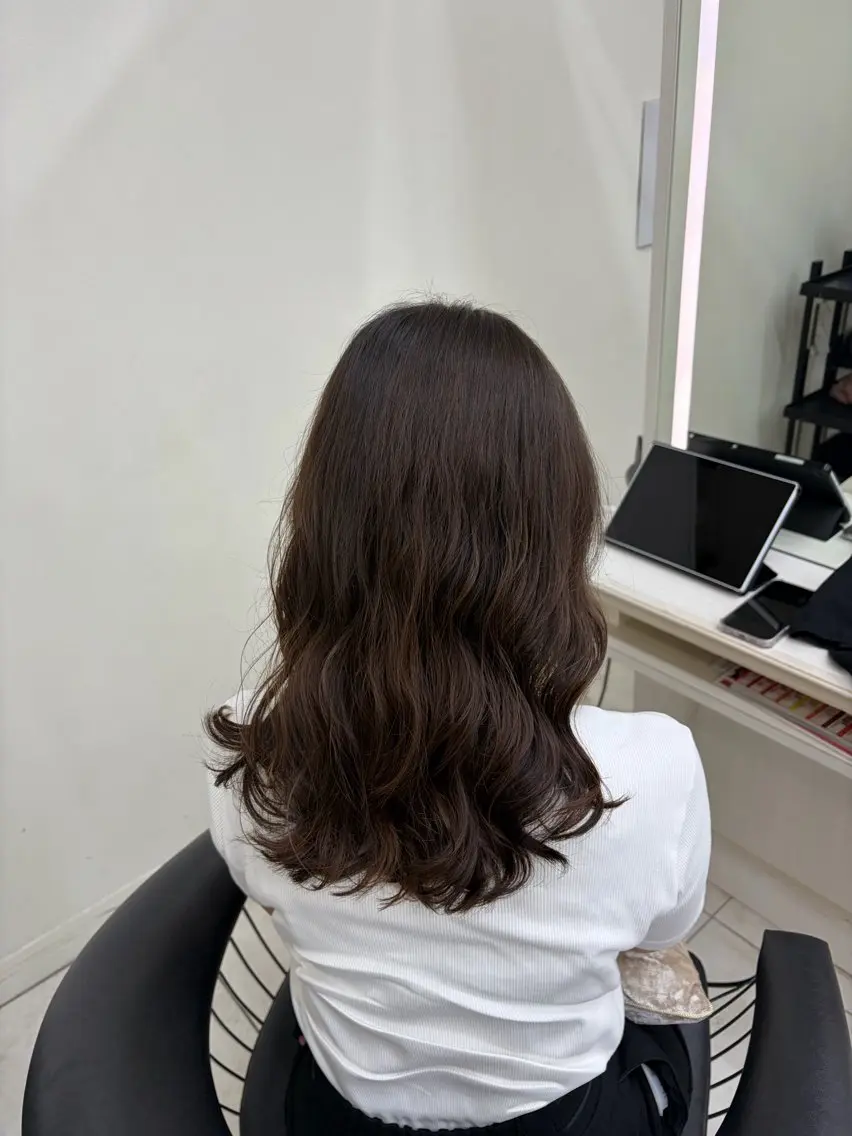 Cut+Digital perm+quick treatment for foreigner customers🌏✈️の写真