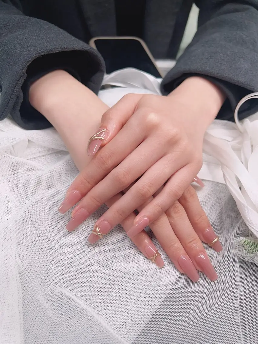 ネイル シンプルネイル ネイルチップ 林 ゆいのネイルデザイン