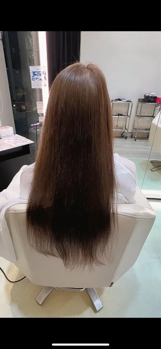 ロング 近藤 羽南のヘアスタイル