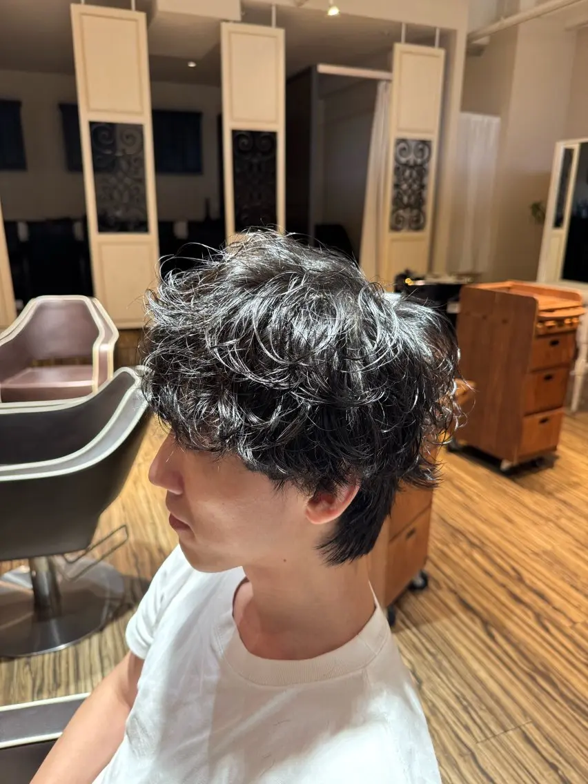ショート カット パーマ 庄内/透明感 カラー/SHUNのヘアスタイル