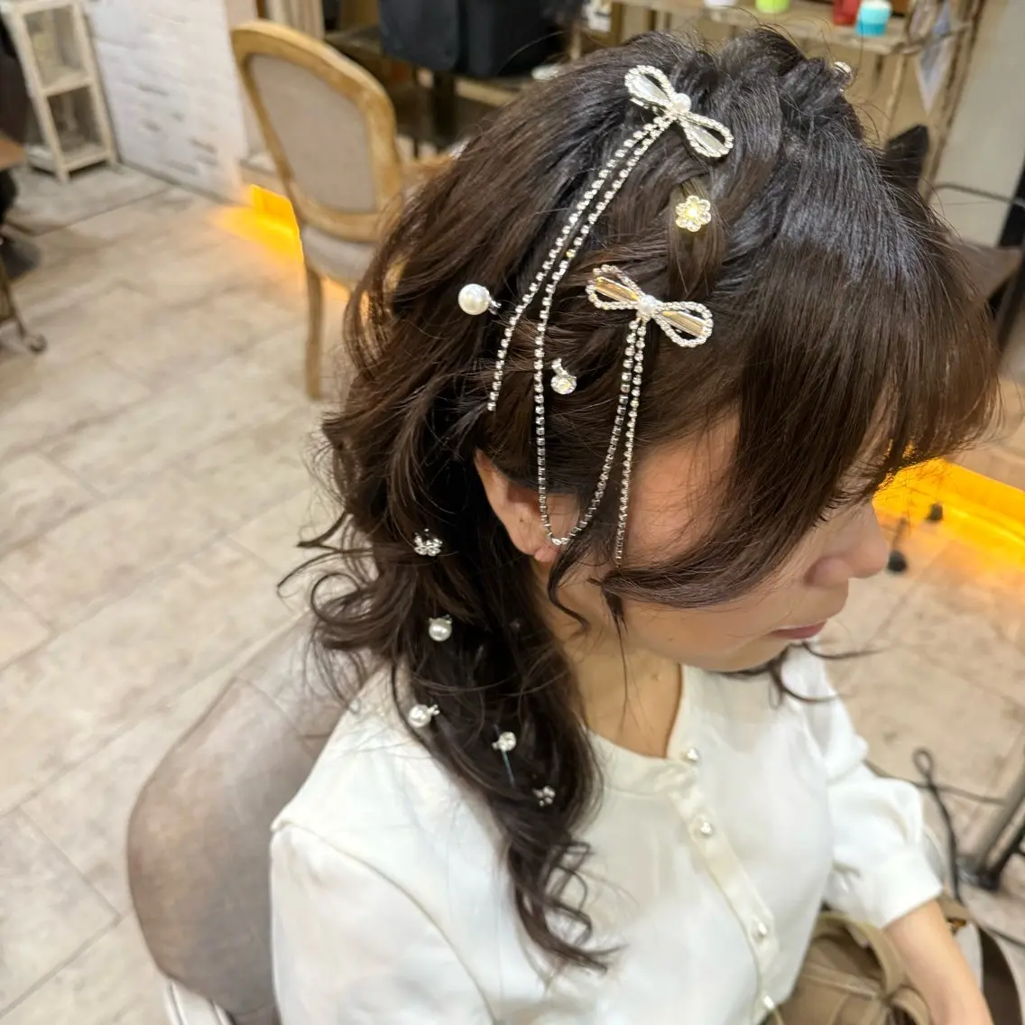 セミロング ヘアセット モデル様募集中/ 吉祥寺/ほえみのヘアスタイル