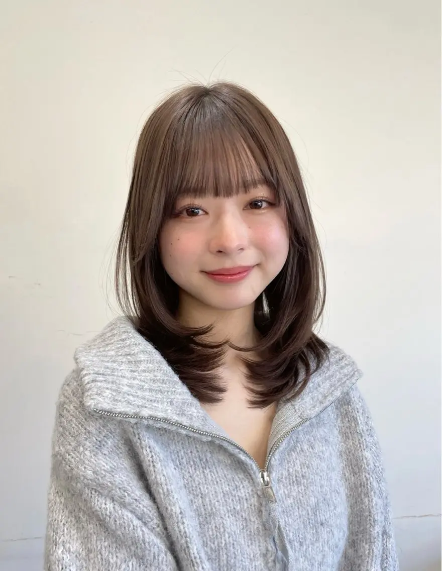ミディアム 似合わせカット トリートメント ボブ/ショート /sora🌙✨️のヘアスタイル