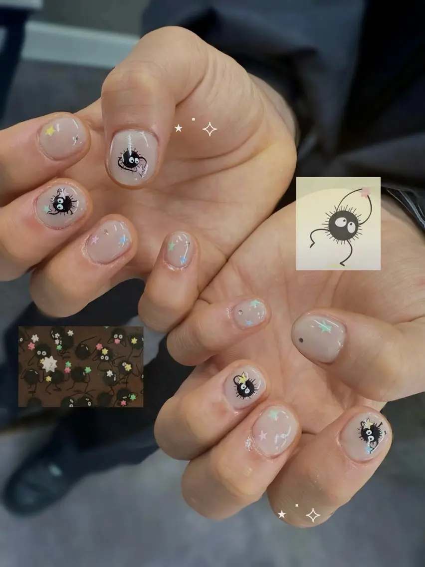 ネイル メンズネイル ハンドネイル SAKI PEEKABOO京橋のネイルデザイン
