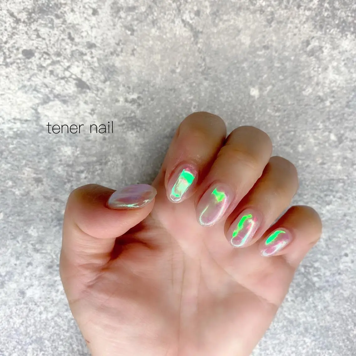 ネイル 氷ネイル・うるうるネイル テネルネイル tener nailのネイルデザイン