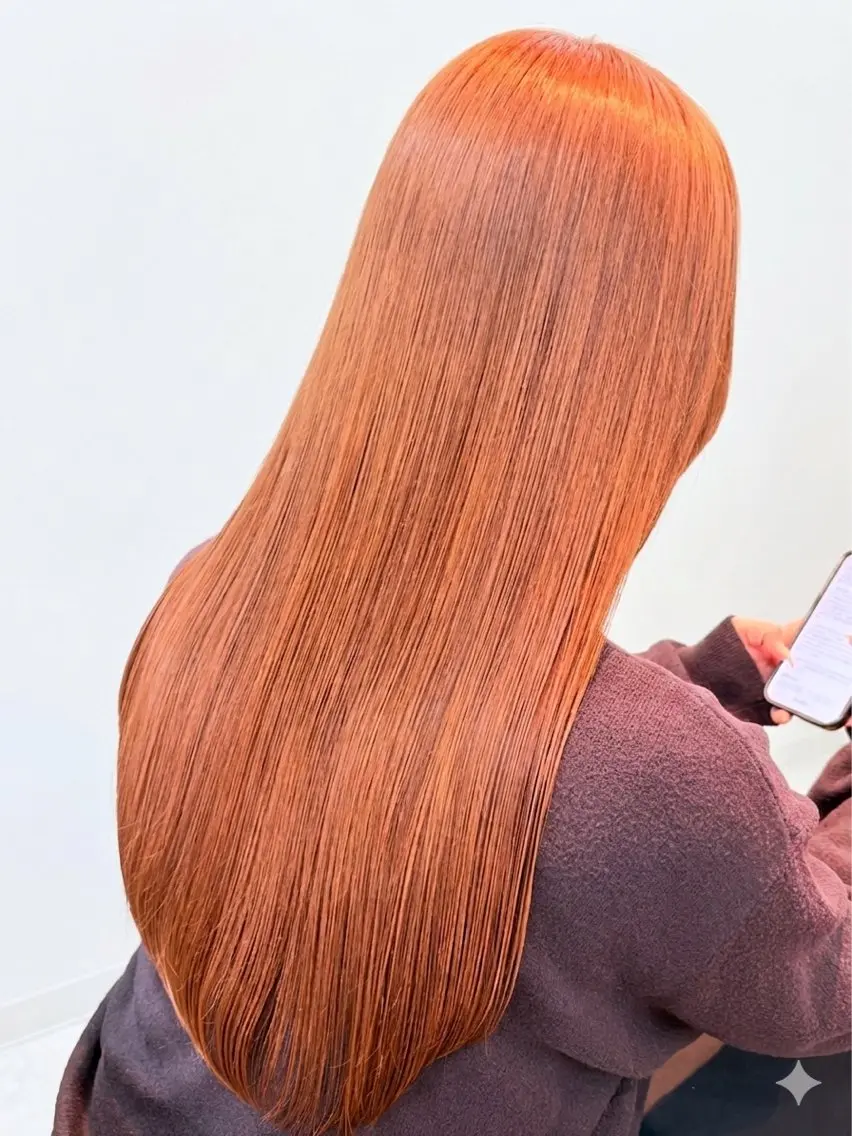 ロング カラー ヘアカラー トリートメント 髙木 優人のヘアスタイル