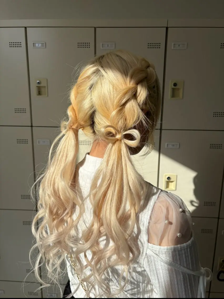 ロング ヘアアレンジ 似合わせヘア🪽 riko🐈‍⬛のヘアスタイル