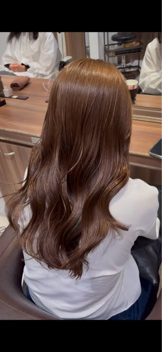 ロング カット ヘアカラー トリートメント 大人ベージュ✨/ レイヤー/Ryugaのヘアスタイル