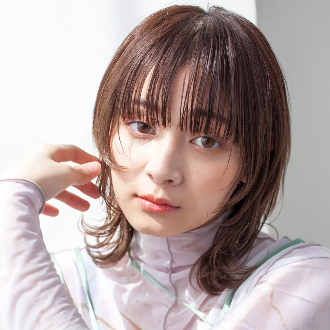 イルミナカラー❗️ 透明感とツヤが抜群で、髪へのダメージも軽減します！外国人のような柔らかな色味が特徴です❗️の写真