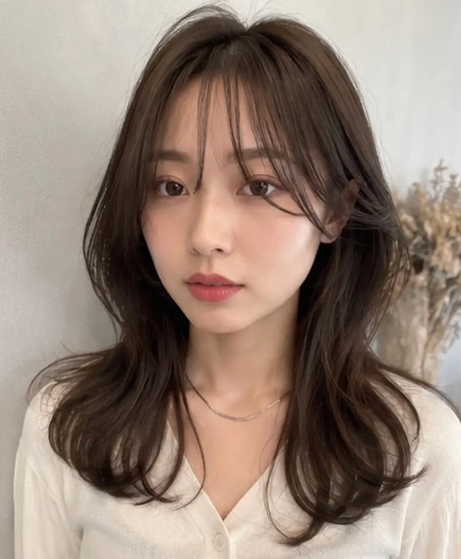 ミディアム カラー ヘアカラー ヘッドスパ 坂本 雅哉のヘアスタイル