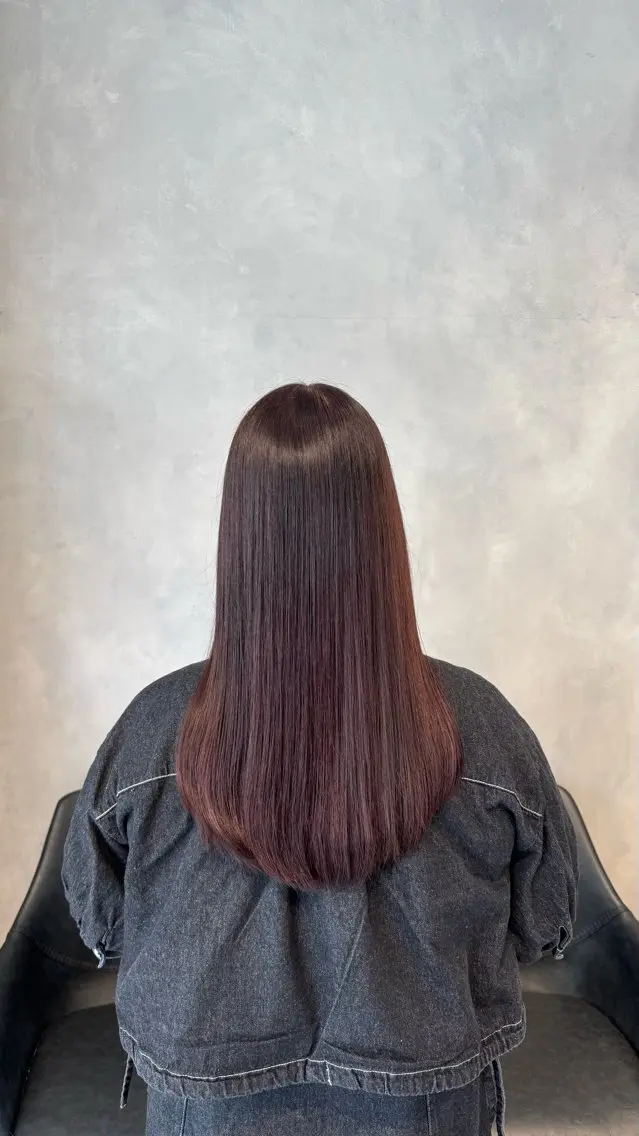 カラー ブラウンカラー ピンクカラー ヘアカラー トリートメント 井野 彩加のヘアスタイル
