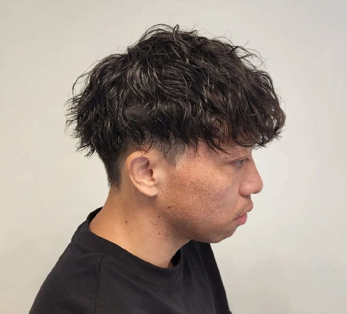 ショート パーマ メンズ 【イケメン風パーマ】 SHOFYのヘアスタイル