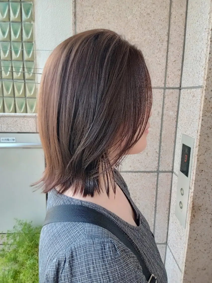 セミロング カット トリートメント go s go(e) 店 コンドウマチコのヘアスタイル