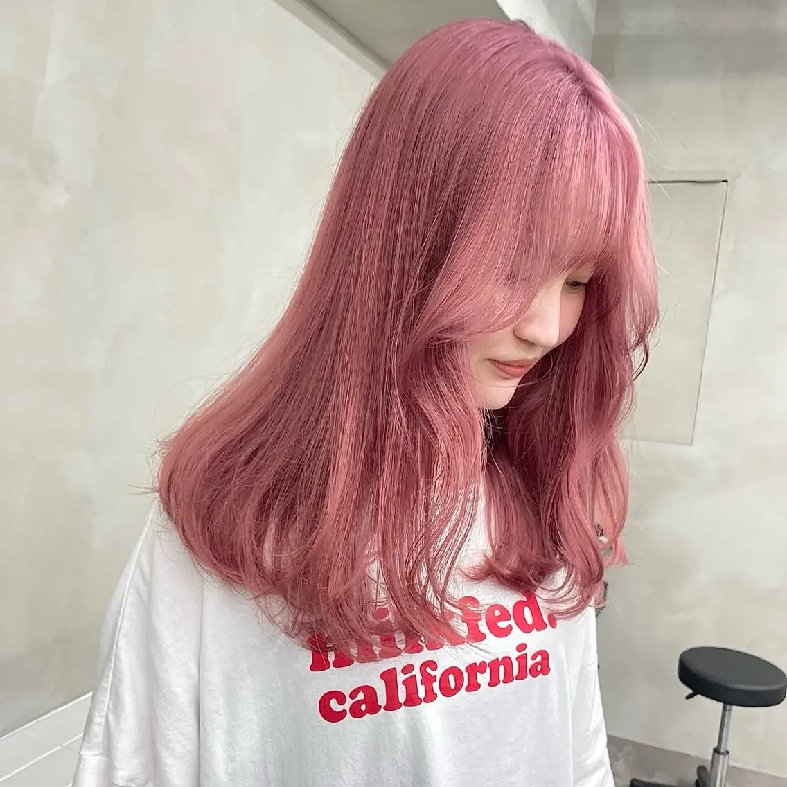 ロング カラー カット ヘアカラー トリートメント 🤍ブリーチなしカラ ー/渋谷/YUU🤍のヘアスタイル