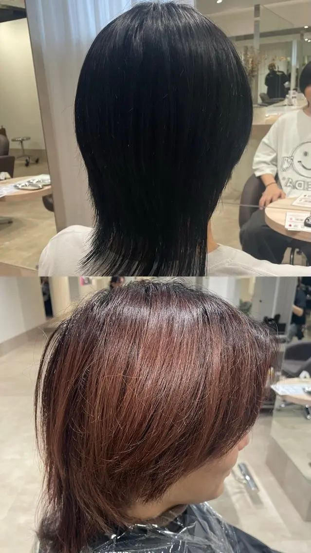 カラー メンズ ヘアカラー トリートメント 艶カラー/高円寺 /coconaのヘアスタイル