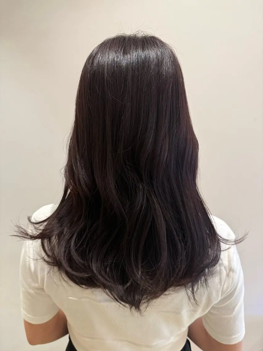 セミロング カラー ブラウンカラー ピンクカラー ピンクブラウン カット ヘアカラー トリートメント 艶髪🌿美髪 大塚礼乃【西荻窪】のヘアスタイル