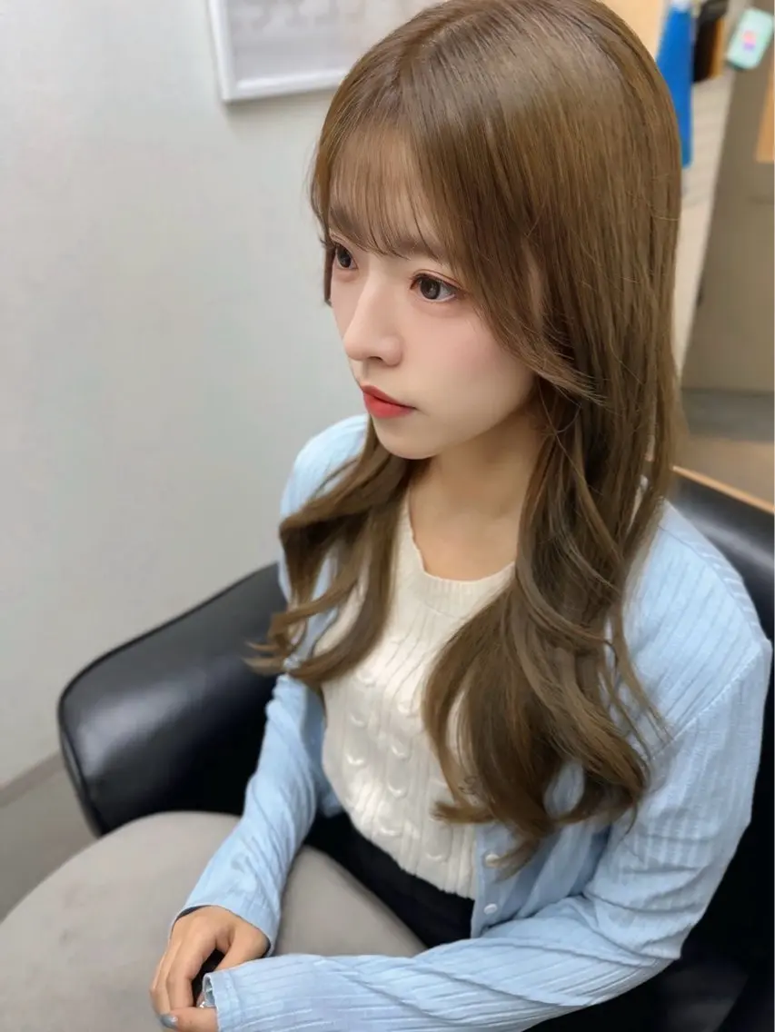 ロング カラー アディクシーカラー イルミナカラー クオルシアカラー 髪質改善 韓国風ヘア カット ヘアカラー トリートメント 艶髪改善師/高橋潤 /縮毛矯正のヘアスタイル