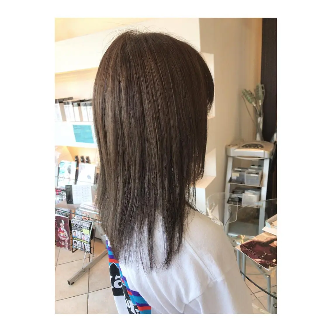 カラー アッシュ ハイライトカラー 町田で叶う本物の 髪質改善 鍋谷勇のヘアスタイル