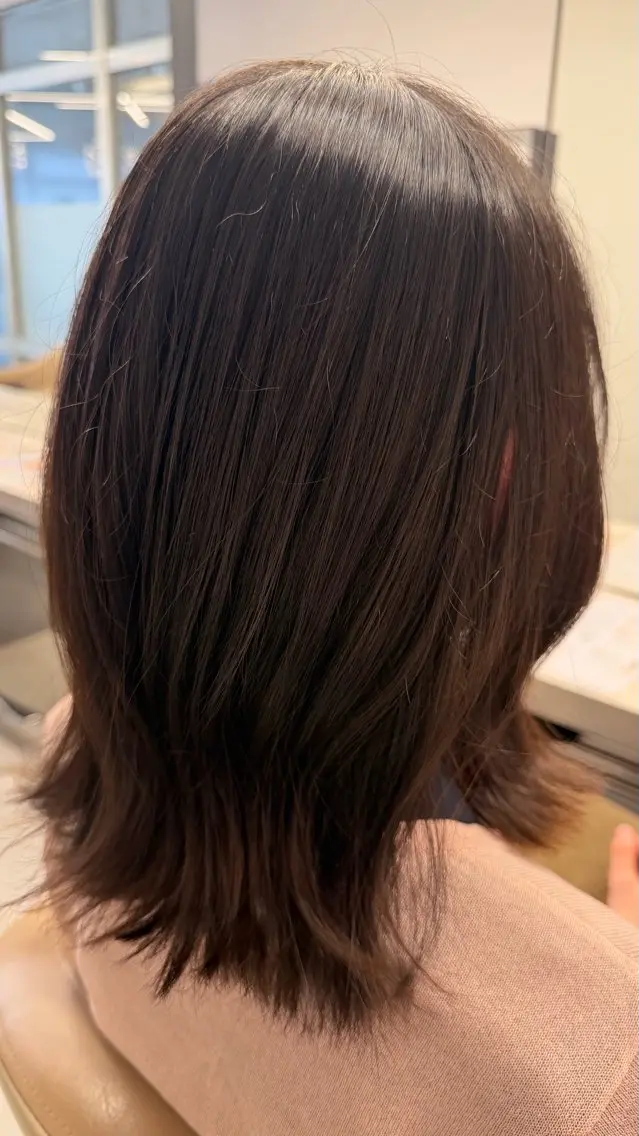 ミディアム 田代 彩華のヘアスタイル