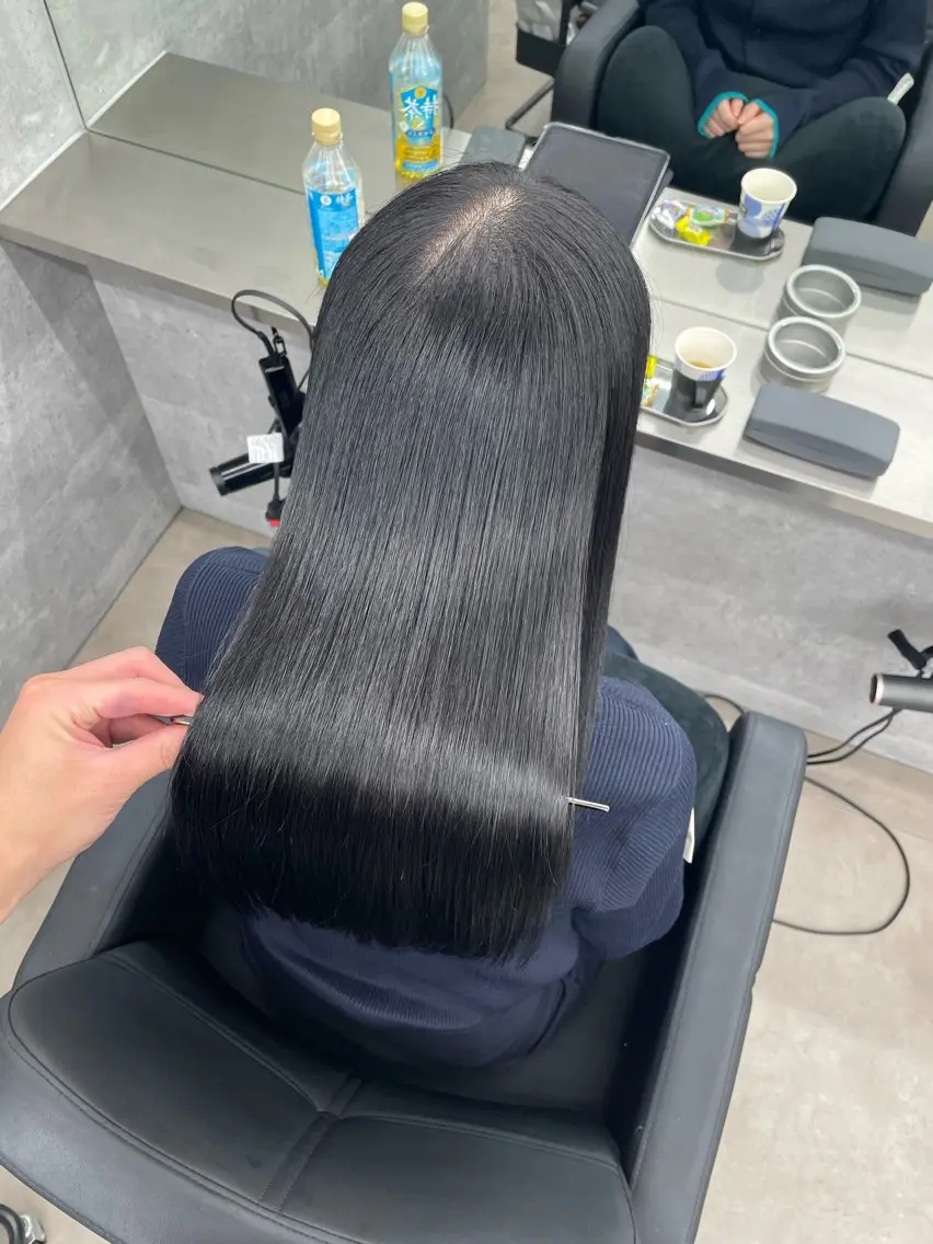 ロング カット ヘアカラー トリートメント 🌈縮毛矯正特化 No.1 SORAのヘアスタイル