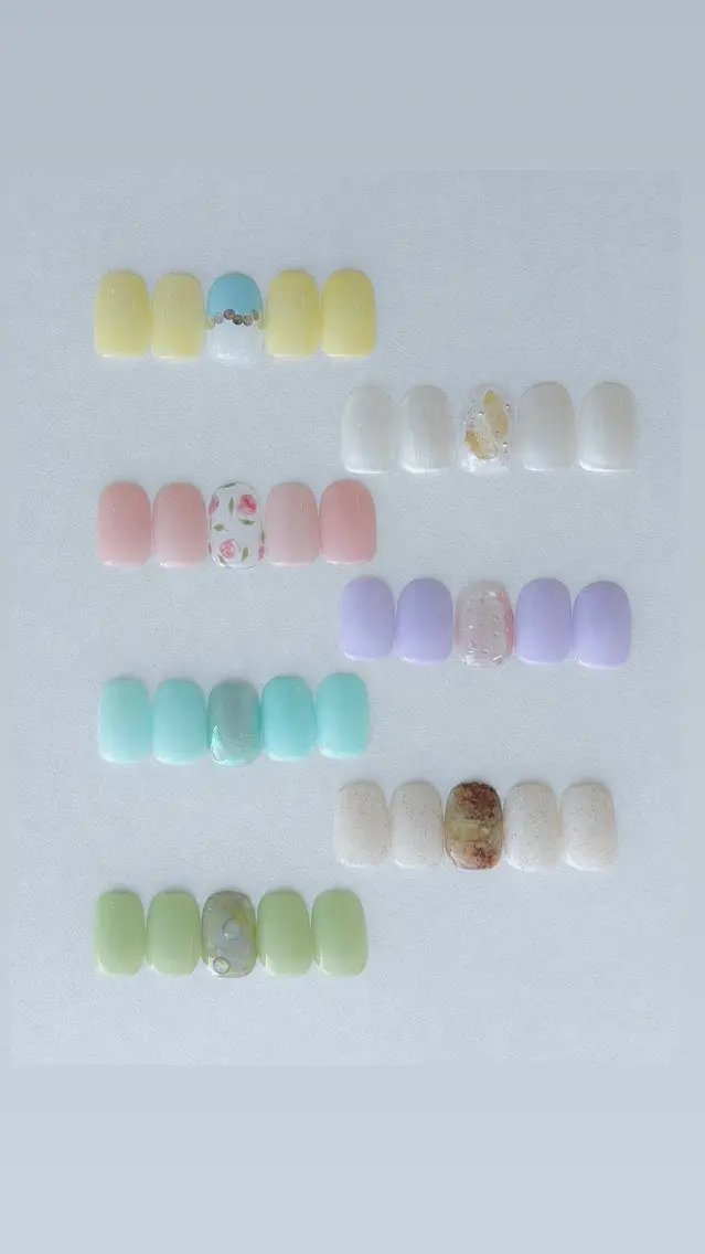 ネイル ハンドネイル BRooCH yuzuのネイルデザイン