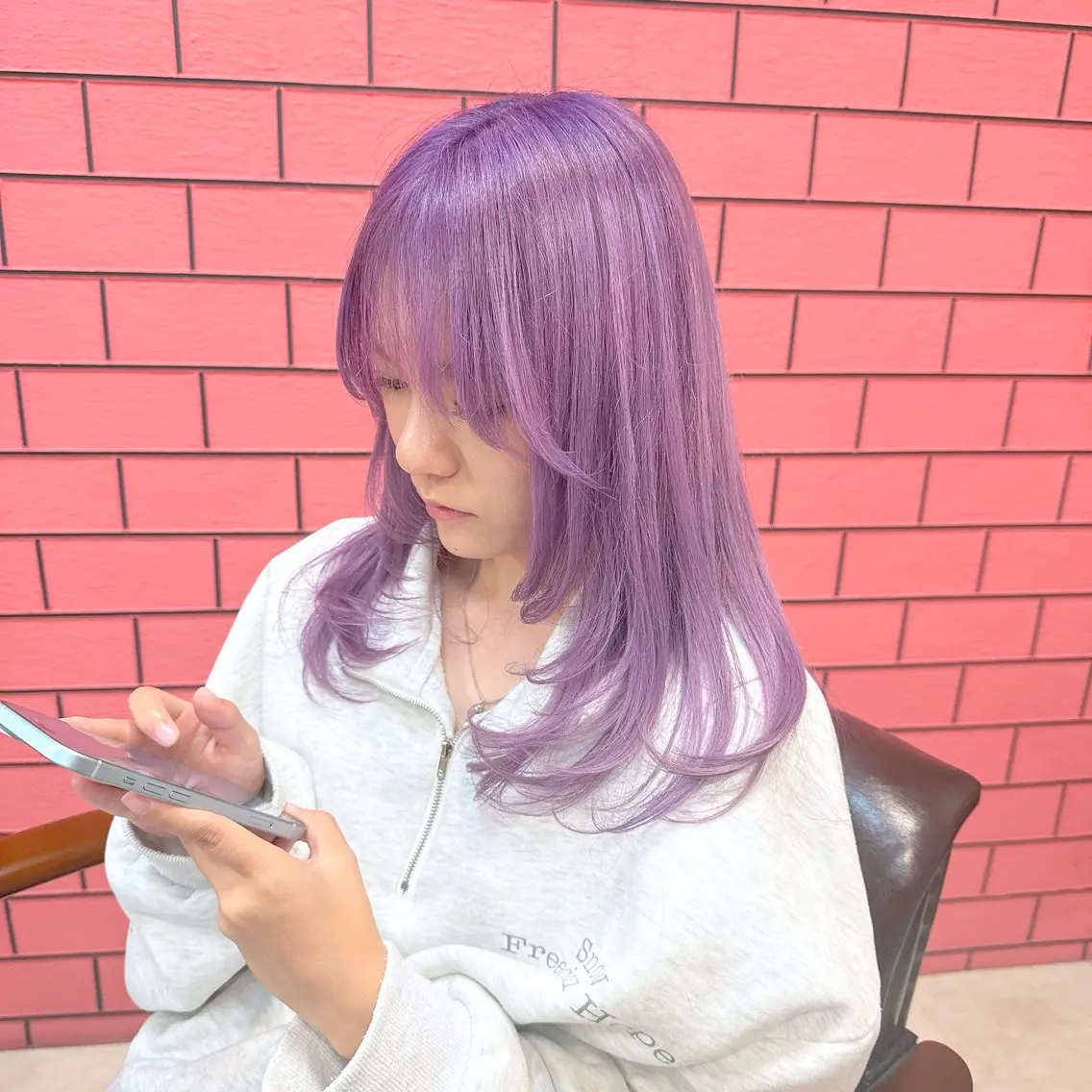 ロング カラー バレイヤージュ ブリーチ ケアブリーチ ダブルカラー イヤリングカラー ヘアカラー トリートメント ブリーチの神 KYONのその他イメージ